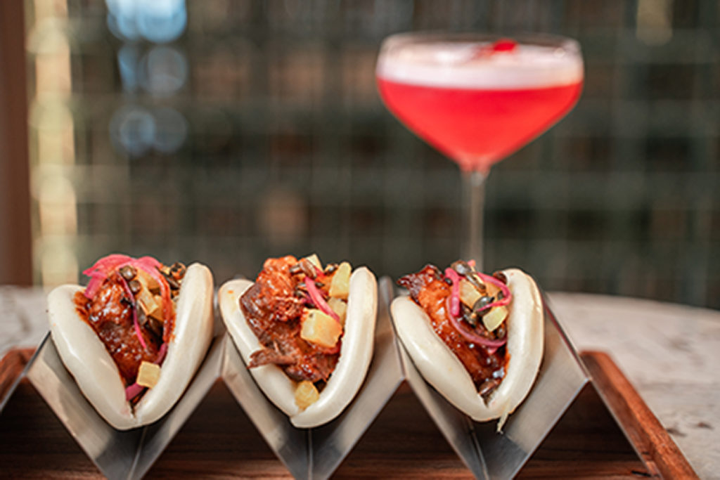 Bao de papada de cerdo ibérico